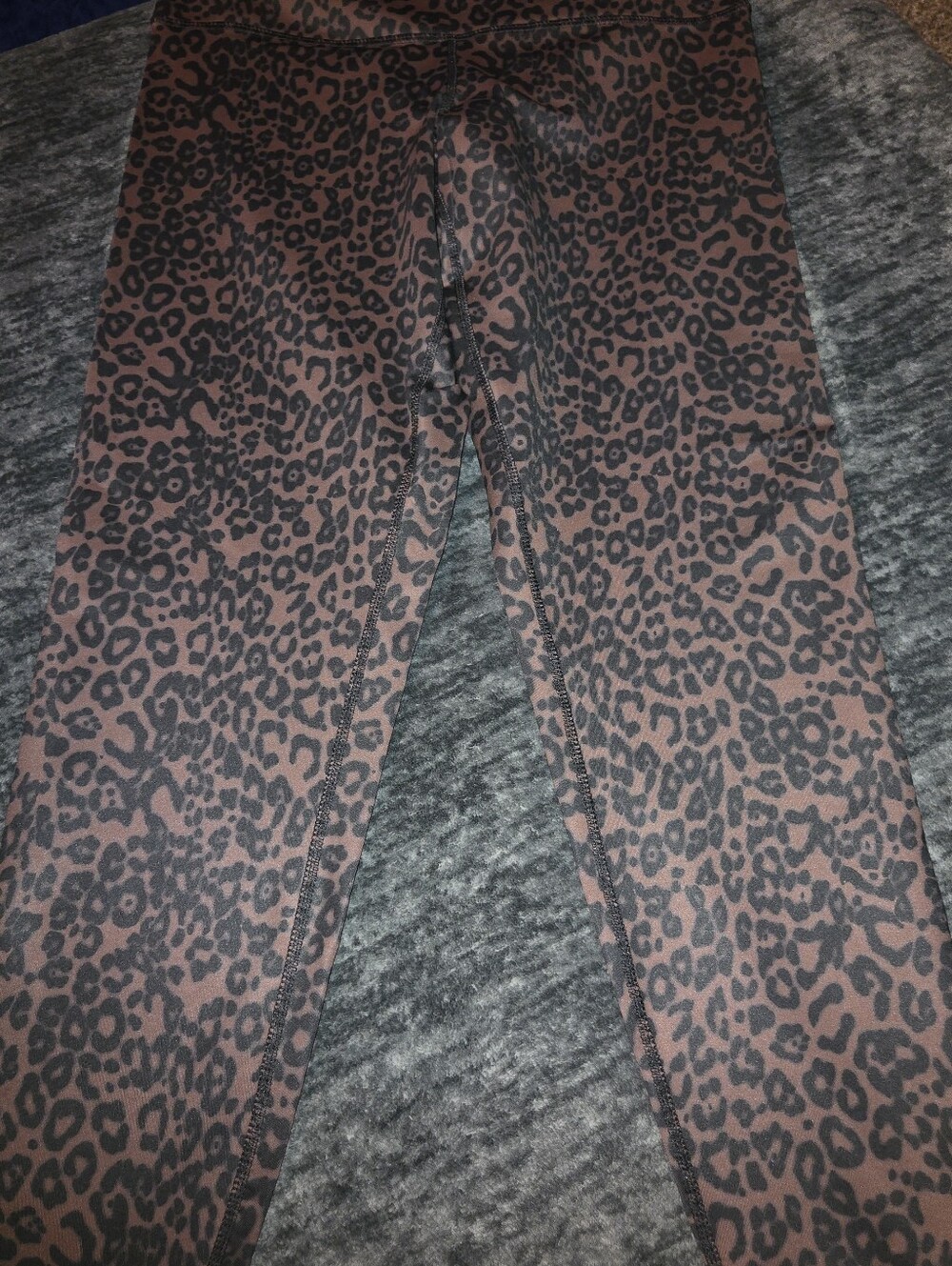 Ladies Brown Leopard Print Leggings